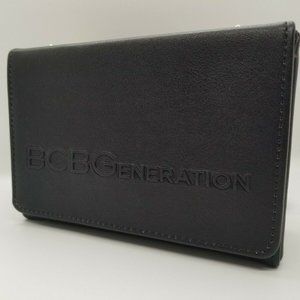 BCBGeneration Black Faux Leather Box Crossbody Bag